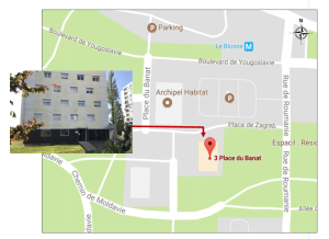 Plan d'accès Cité et Médiation